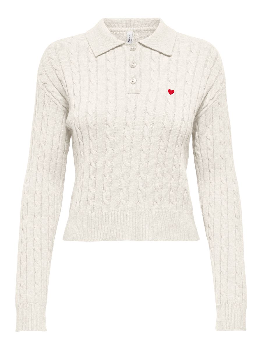 ONLKATIA LS CABLE POLO CC KNT