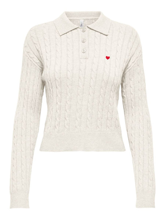 ONLKATIA LS CABLE POLO CC KNT