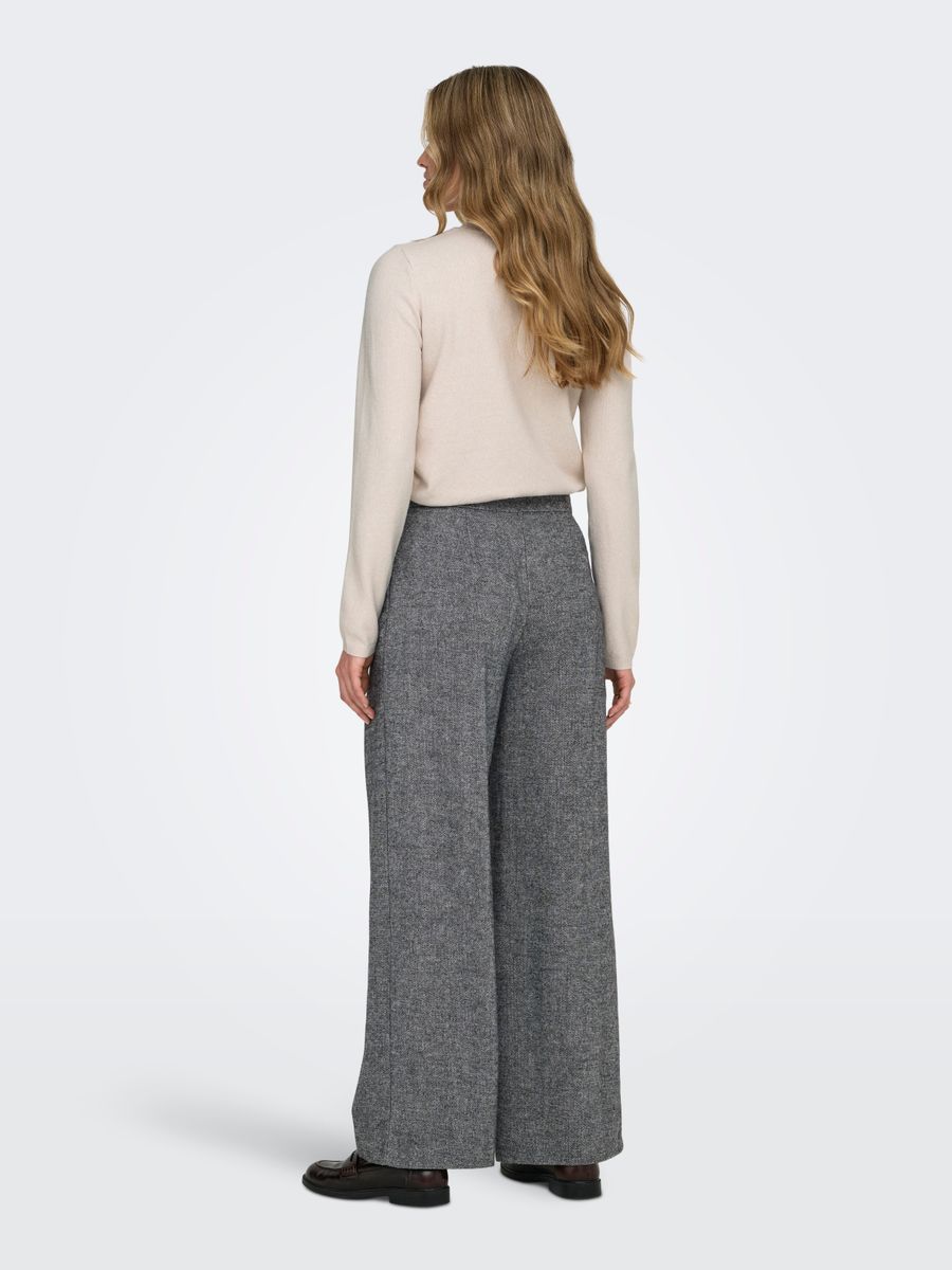 ONLBEKKA LIFE HW WIDE WOOL LOOK PANT TLR