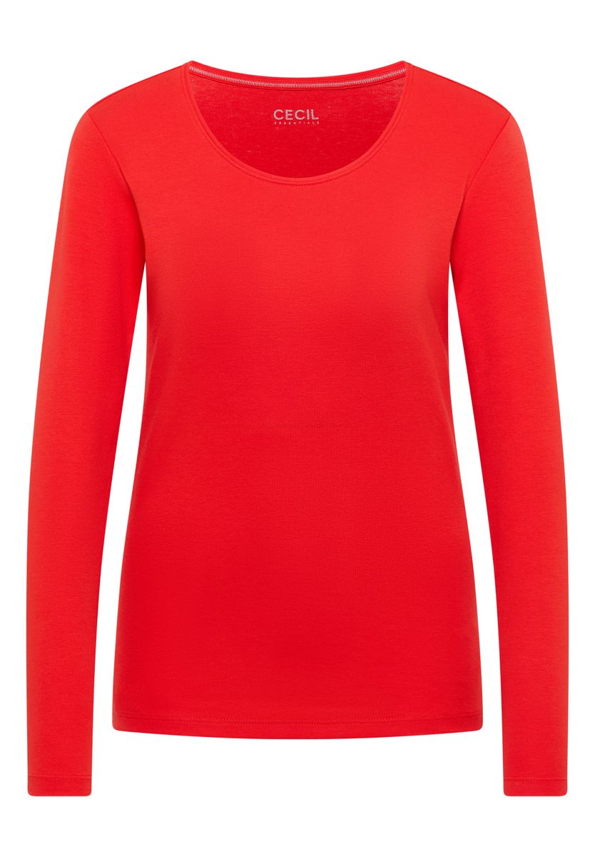 Basic Langarmshirt