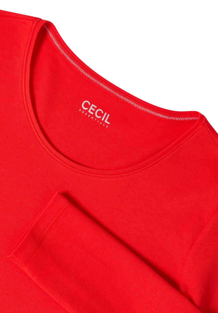 Basic Langarmshirt