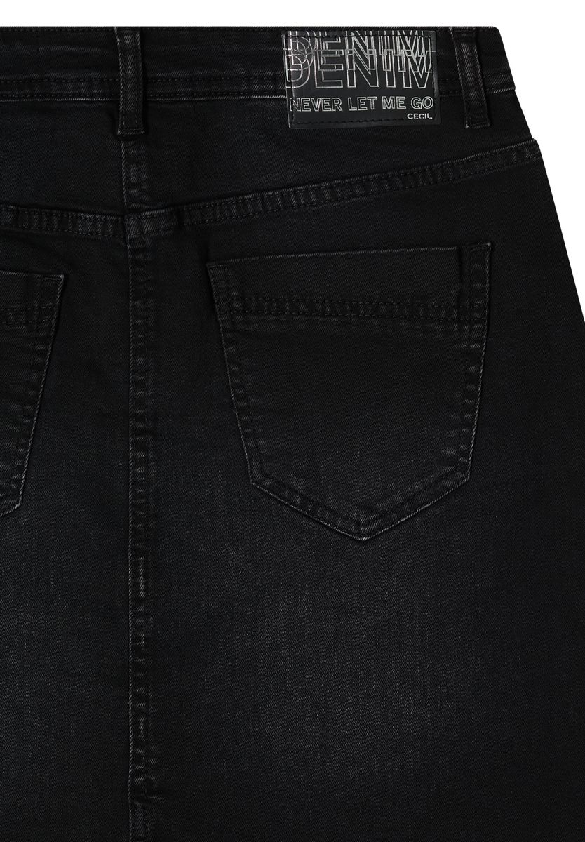 Jeansrock mit Nieten