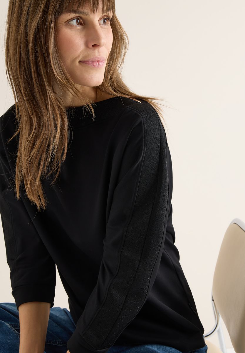 Batwing Shirt mit Tape