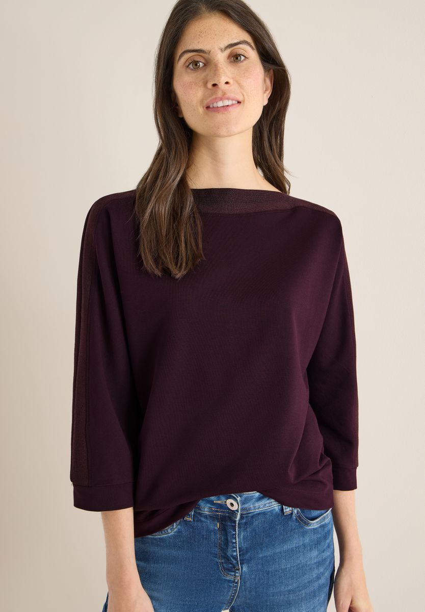 Batwing Shirt mit Tape