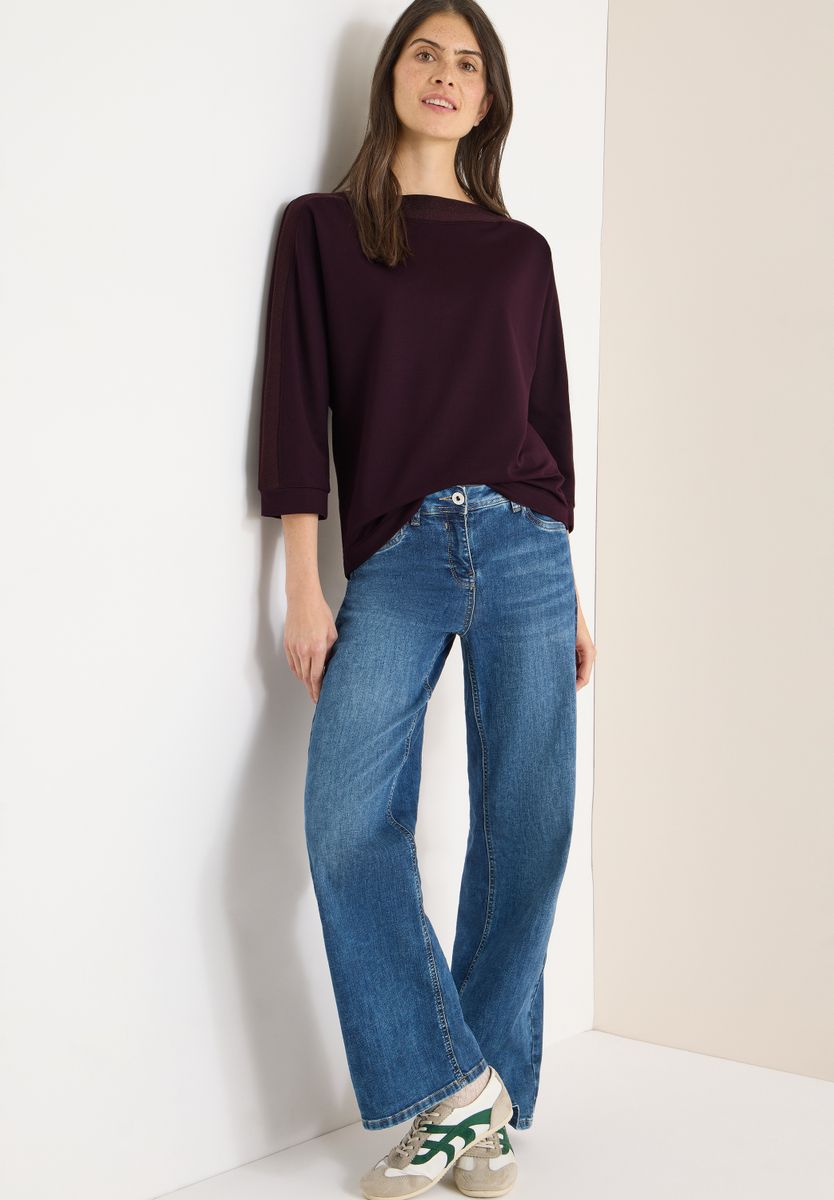Batwing Shirt mit Tape