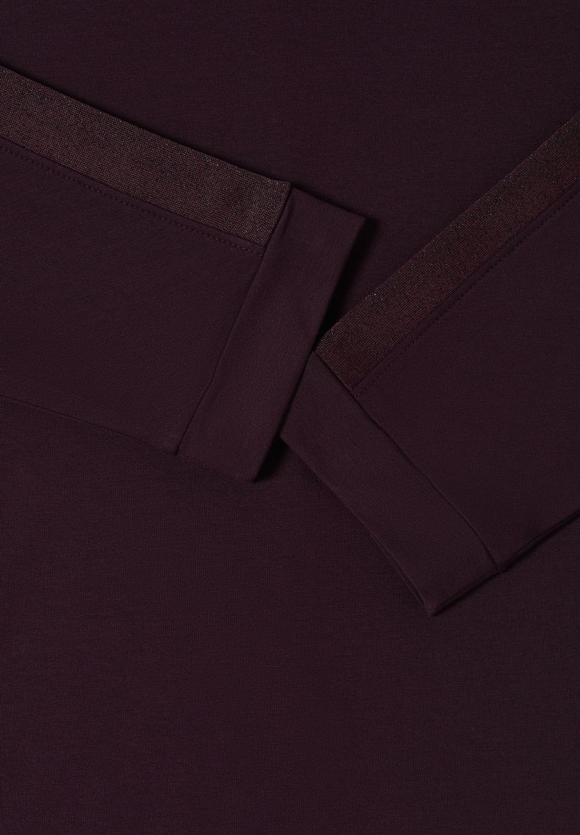 Batwing Shirt mit Tape