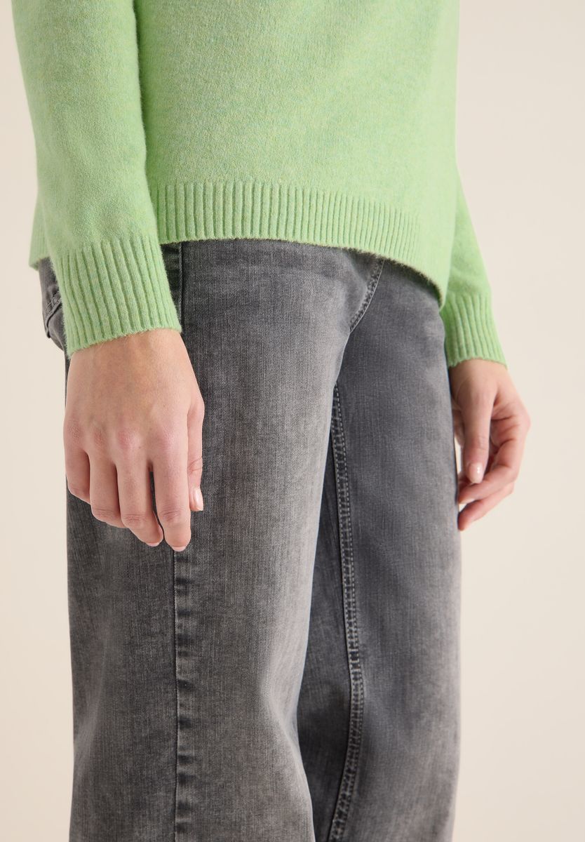 Softer Pullover in Unifarbe