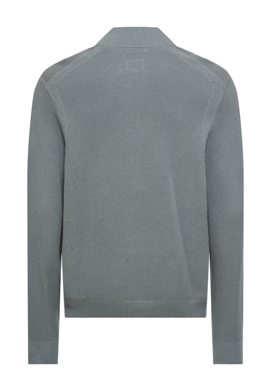 Strickjacke mit Stehkragen