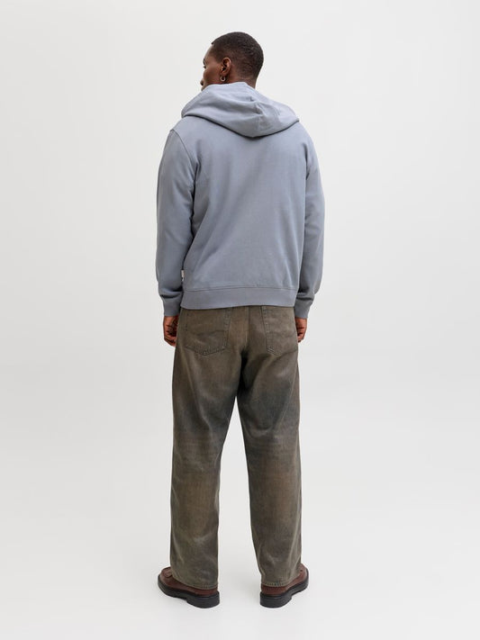 JORNORREBRO EMB SWEAT ZIP HOOD NOOS
