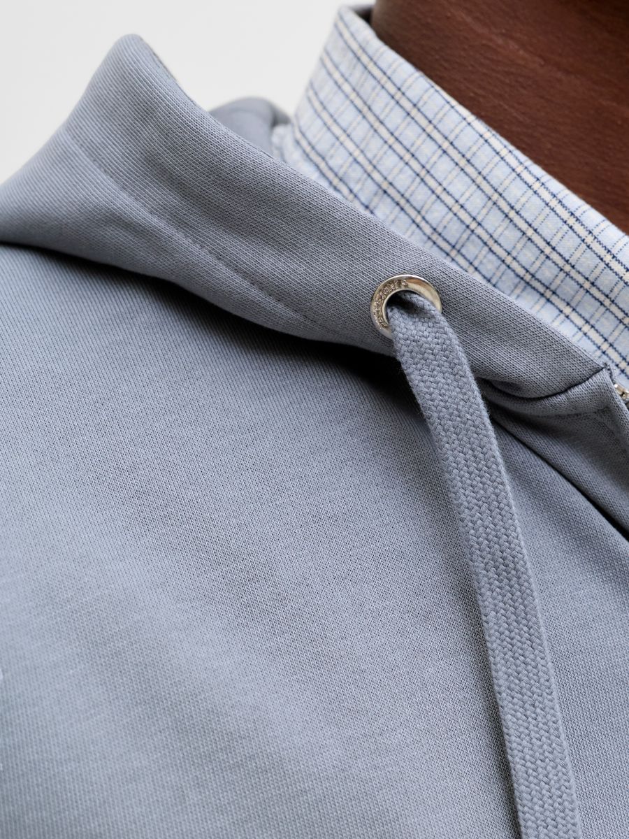 JORNORREBRO EMB SWEAT ZIP HOOD NOOS
