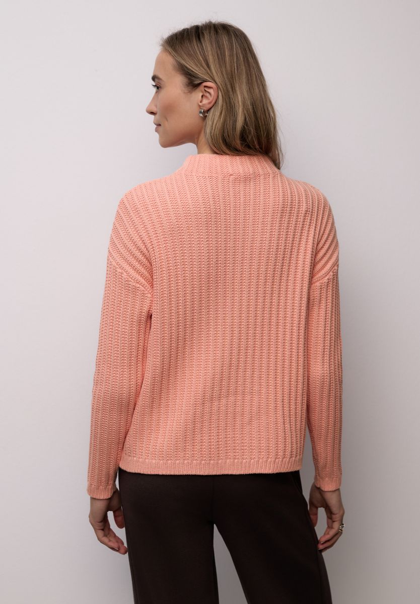 Turtleneck Strukturpullover