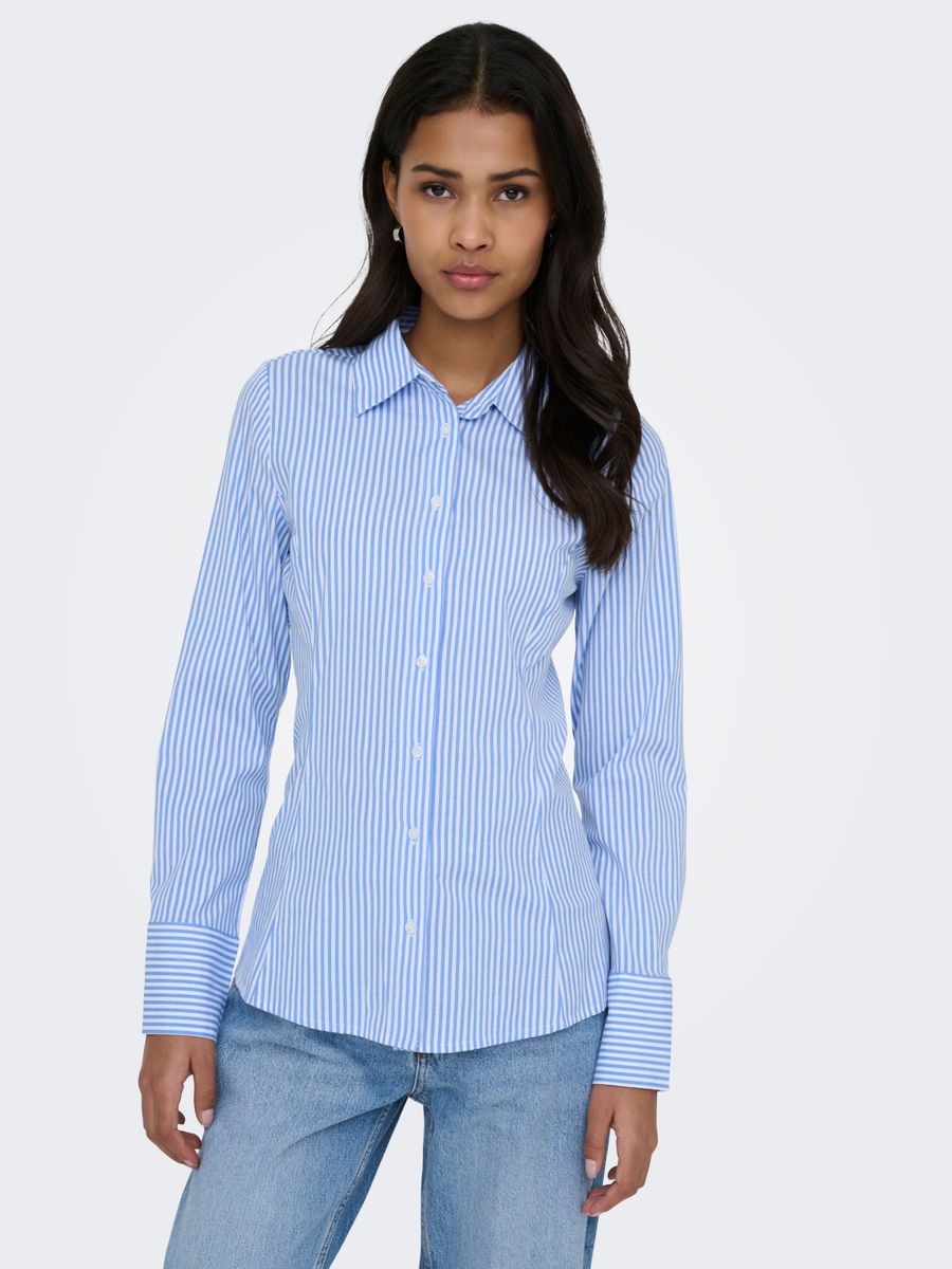 ONLBERSA LS FITTED SHIRT WVN CC