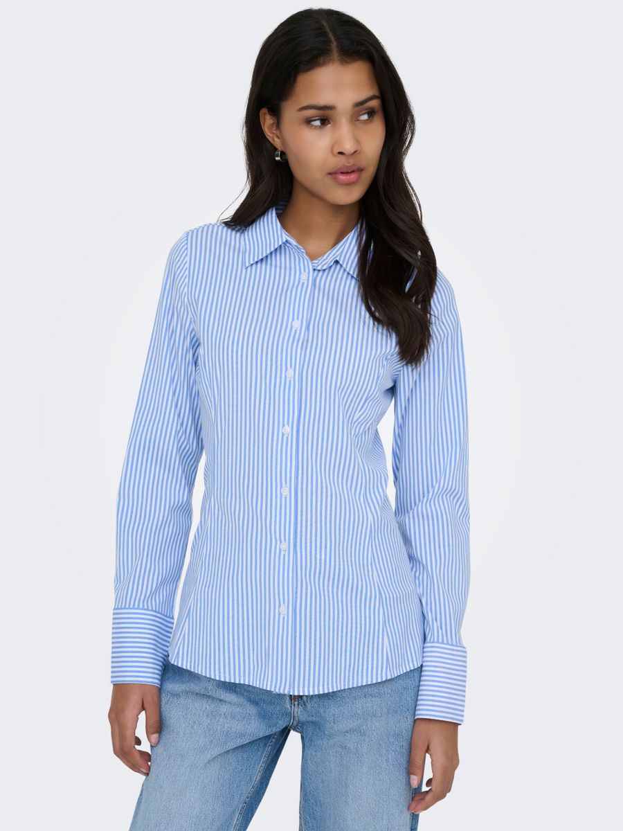 ONLBERSA LS FITTED SHIRT WVN CC