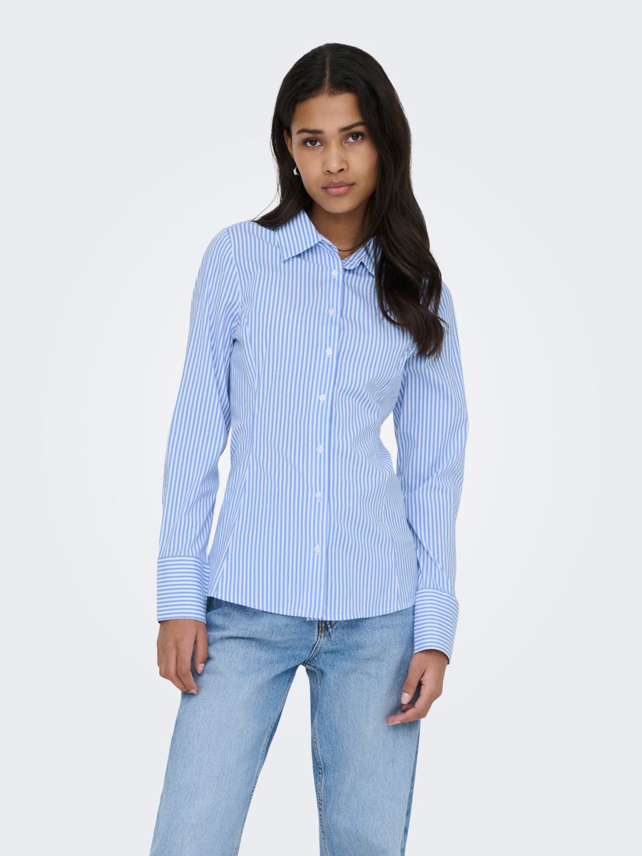 ONLBERSA LS FITTED SHIRT WVN CC