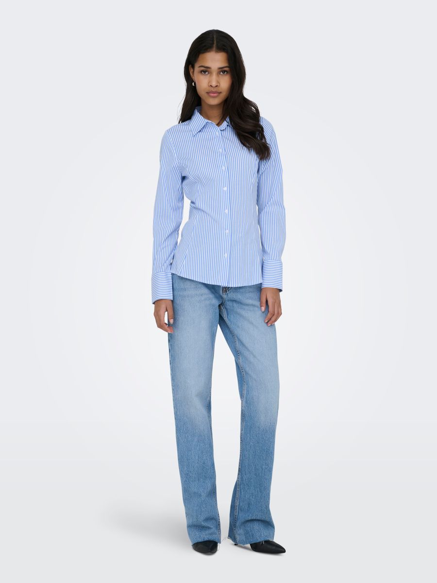 ONLBERSA LS FITTED SHIRT WVN CC