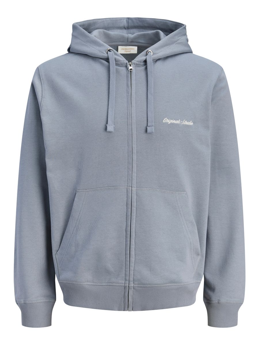 JORNORREBRO EMB SWEAT ZIP HOOD NOOS