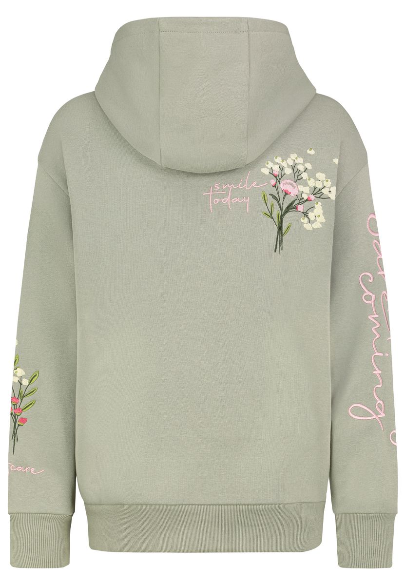 DOB Sweat, langarm, Kapuze mit Abnä