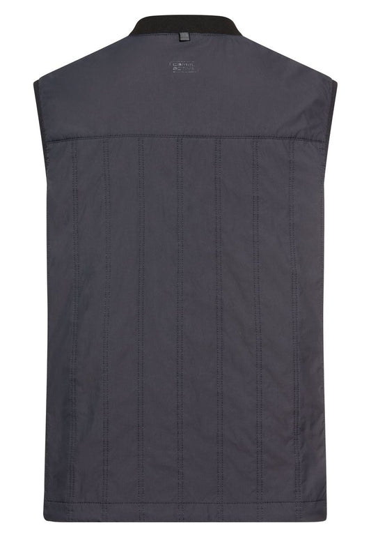 Steppweste mit Stehkragen