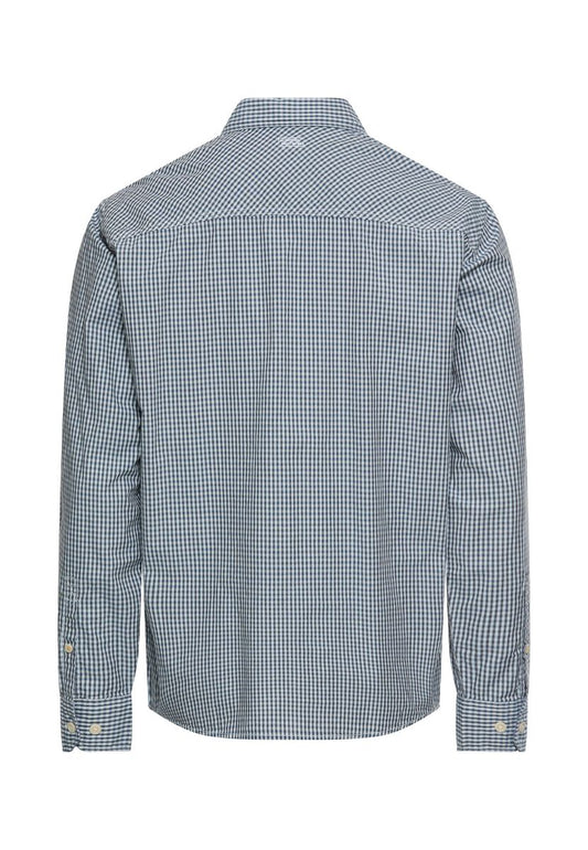 Langarmhemd mit Knopfleiste