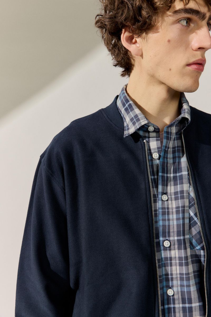 Zip Sweat Cardigan