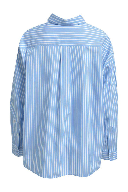 oversized shirt blouse w/ AW, 1/1 sleeve