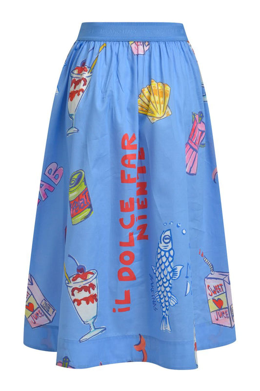 midi skirt elastic wb