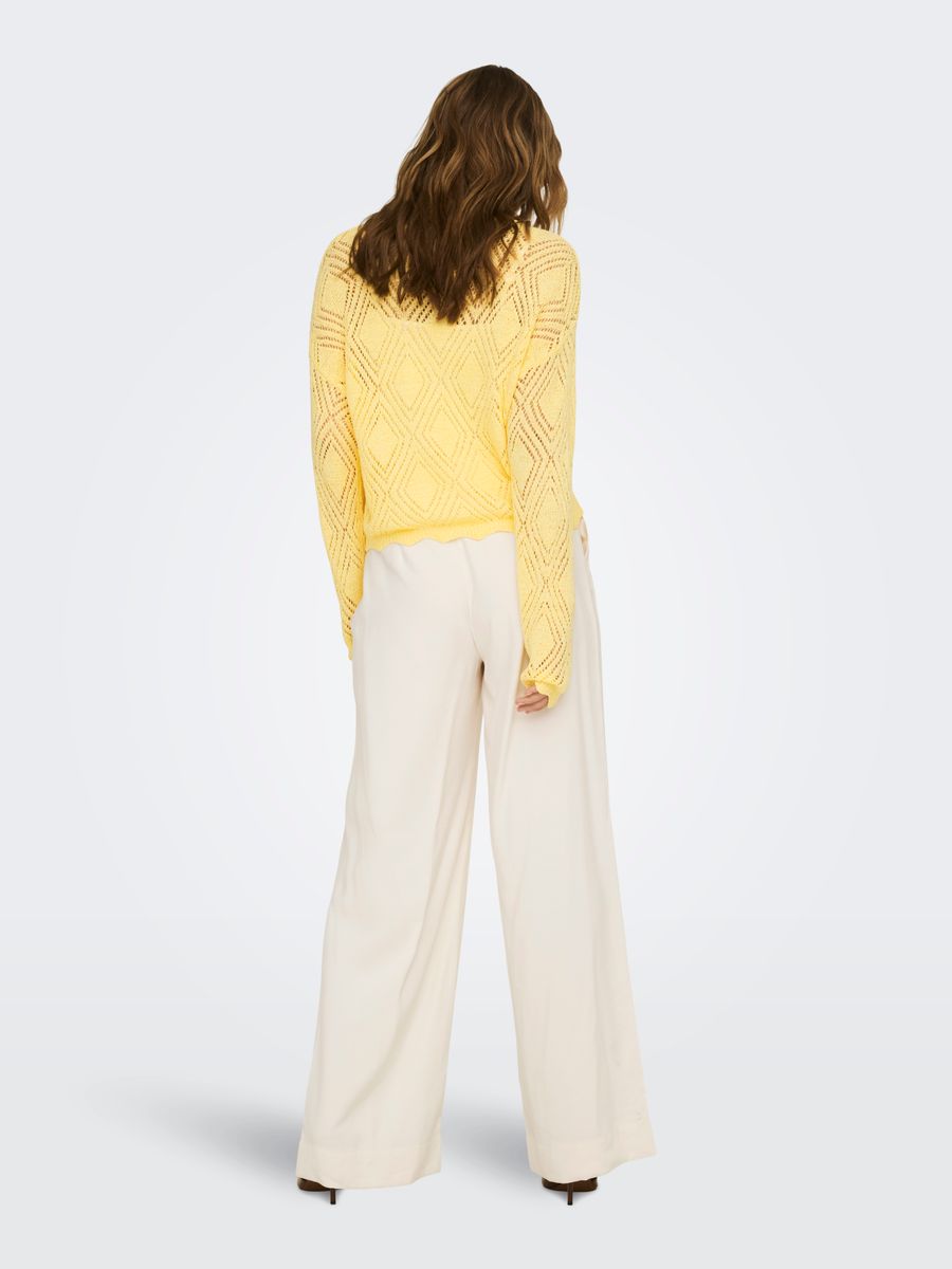 ONLPAMELA LS STRUCT PULLOVER CC KNT