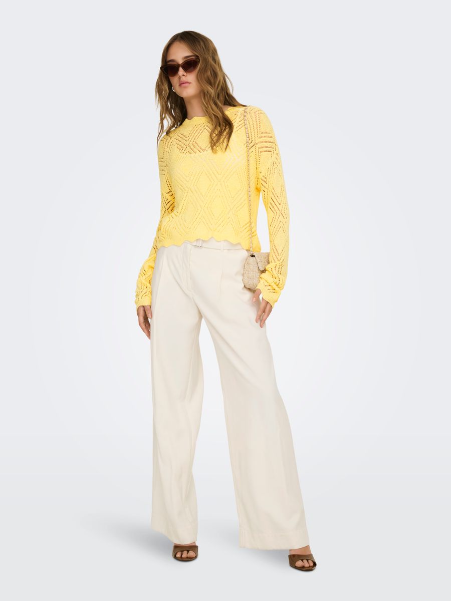 ONLPAMELA LS STRUCT PULLOVER CC KNT