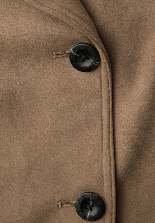 Trenchcoat aus Velours