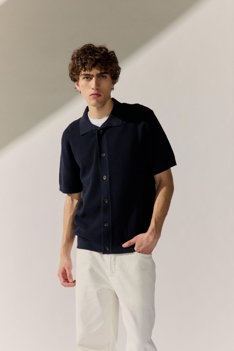 Polo Strick Shirt 1/2 Arm