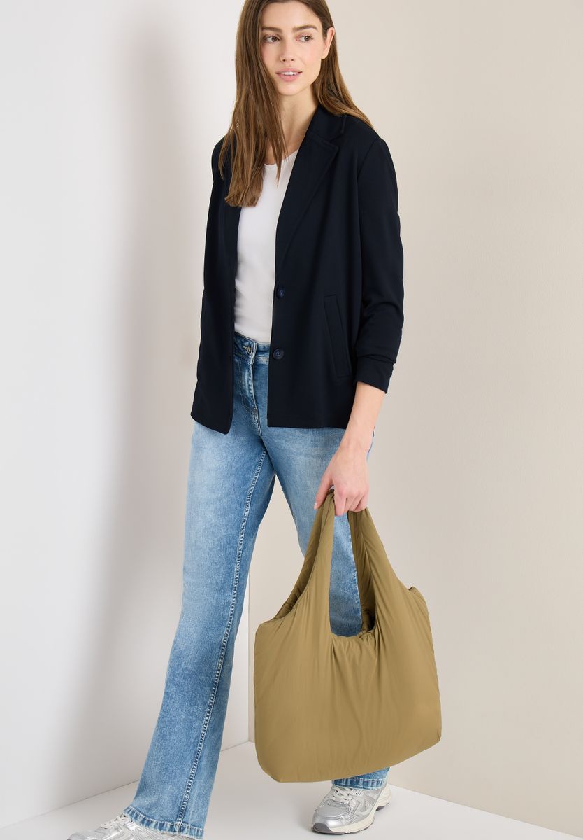 Basic Blazer mit Reverskragen