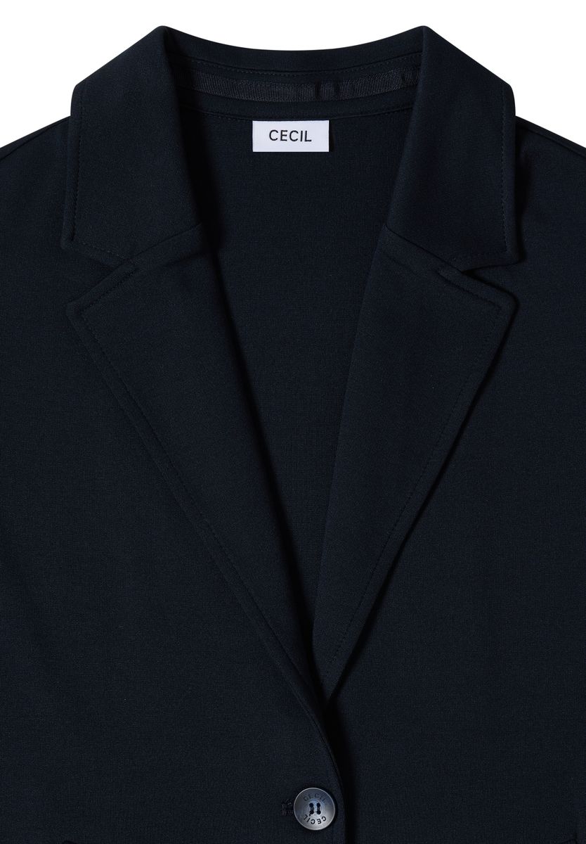 Basic Blazer mit Reverskragen