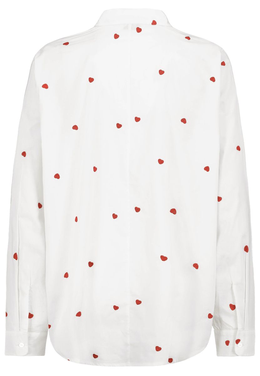 DOB Bluse mit Stickerei Allover,lan