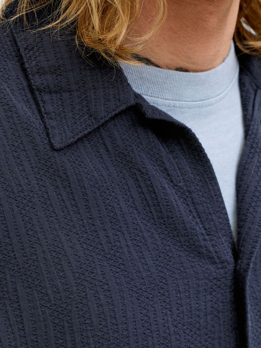 JORMONTAUK WAVY TEXTURE SHIRT SS SN