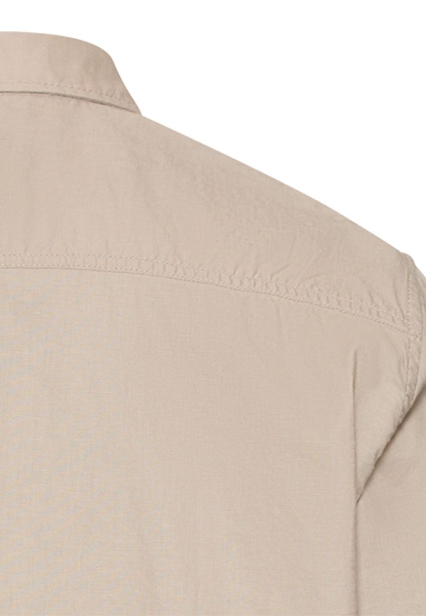 Kurzarmhemd aus Leinenmix