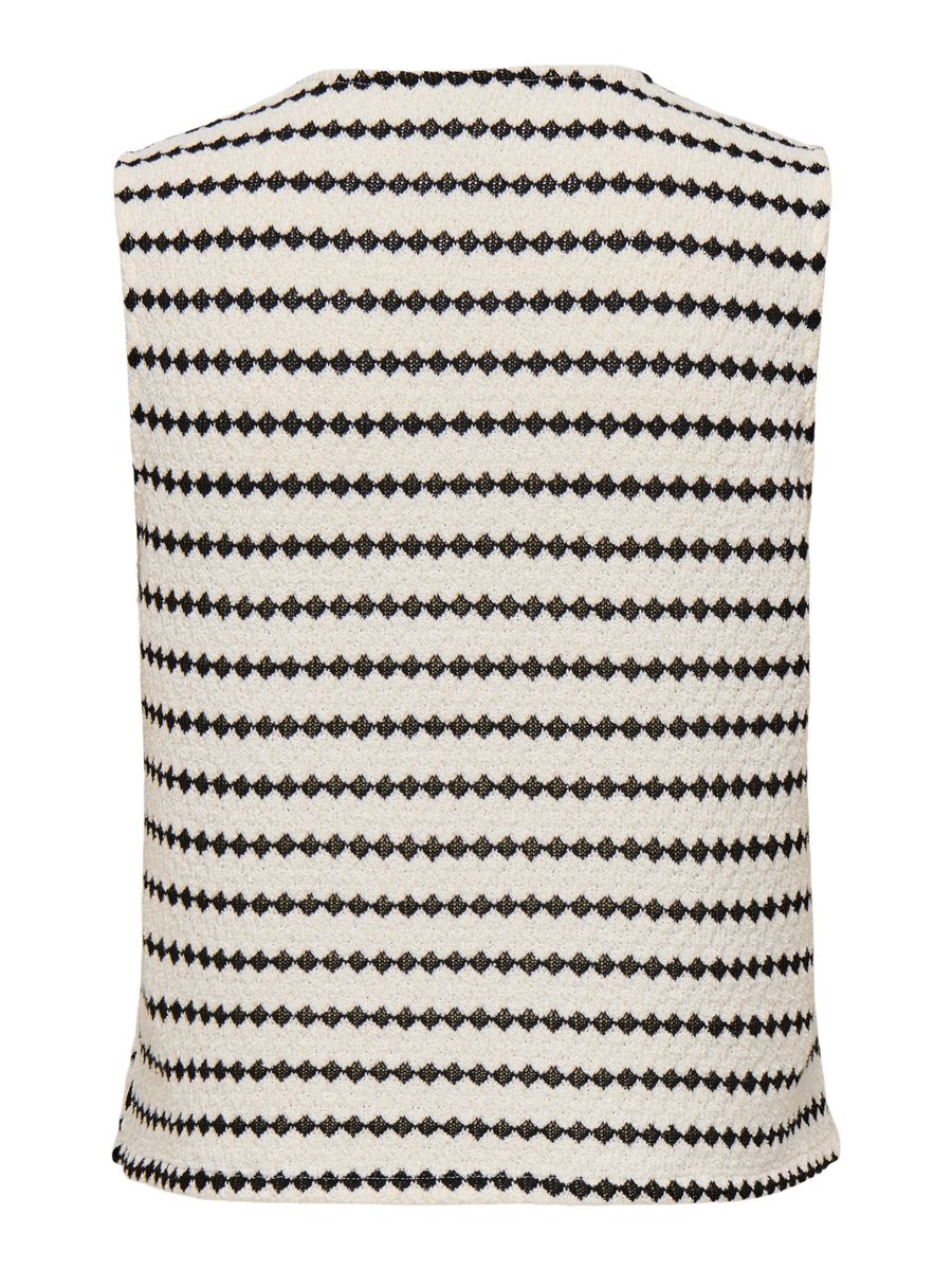 ONLEVA S/L SHORT STRIPE VEST JRS
