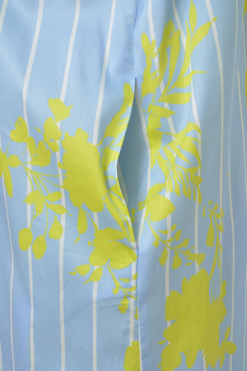 shirt dress with3/4 sleeves
