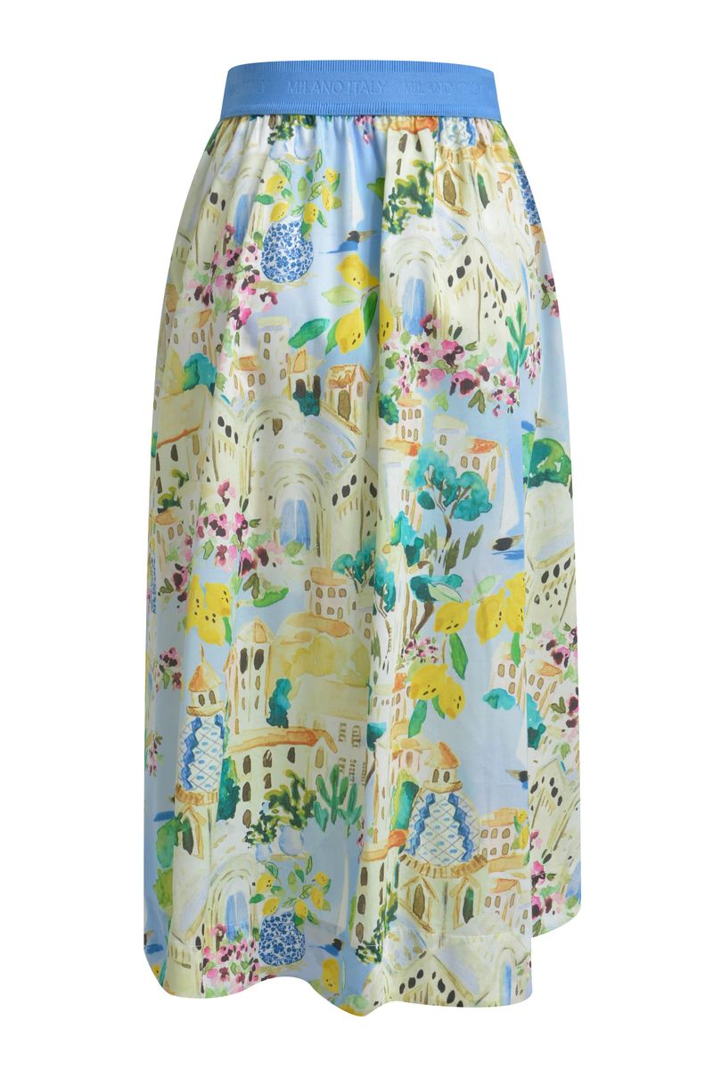 midi skirt elastic wb