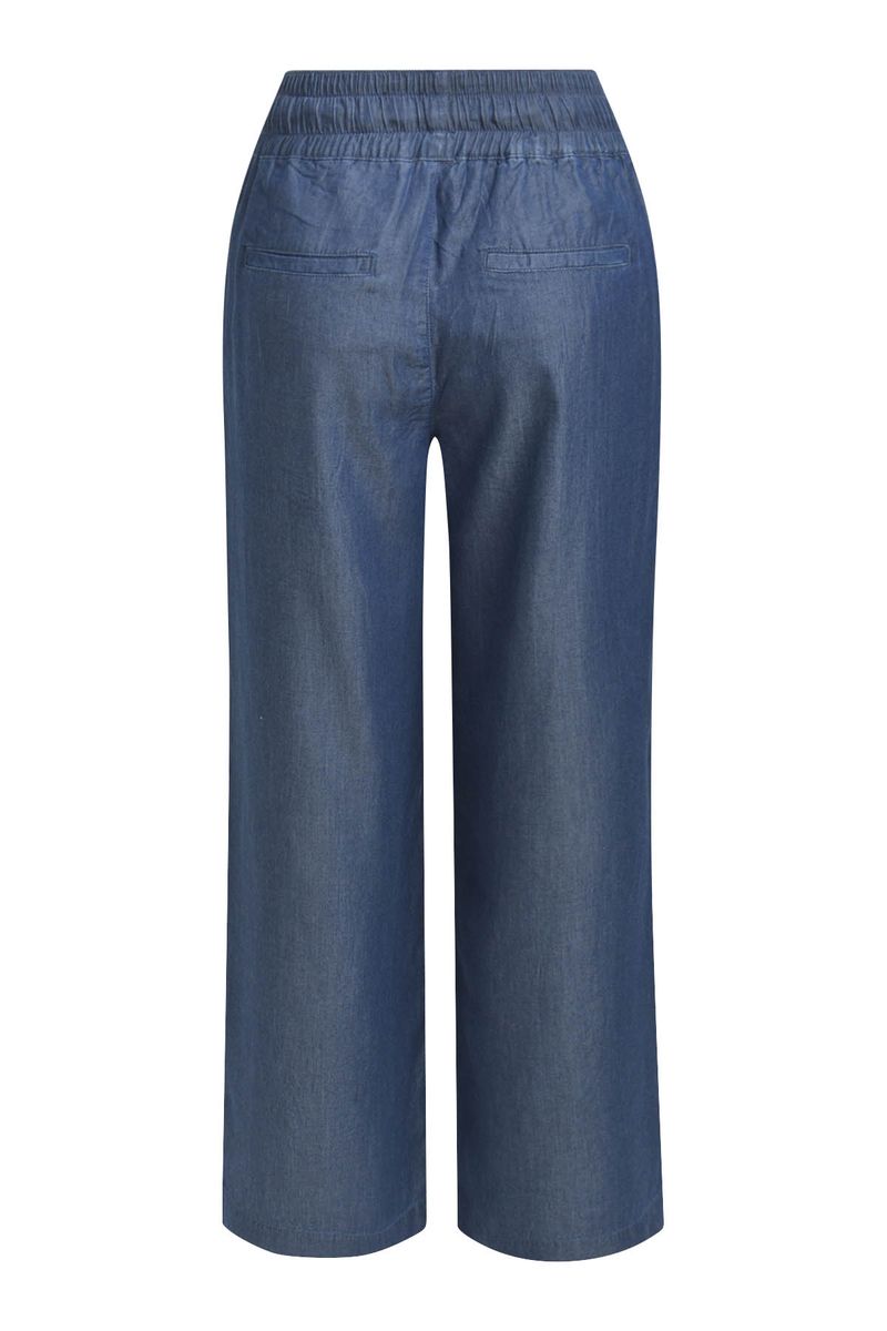 wideleg pants w elastic wb + pockets