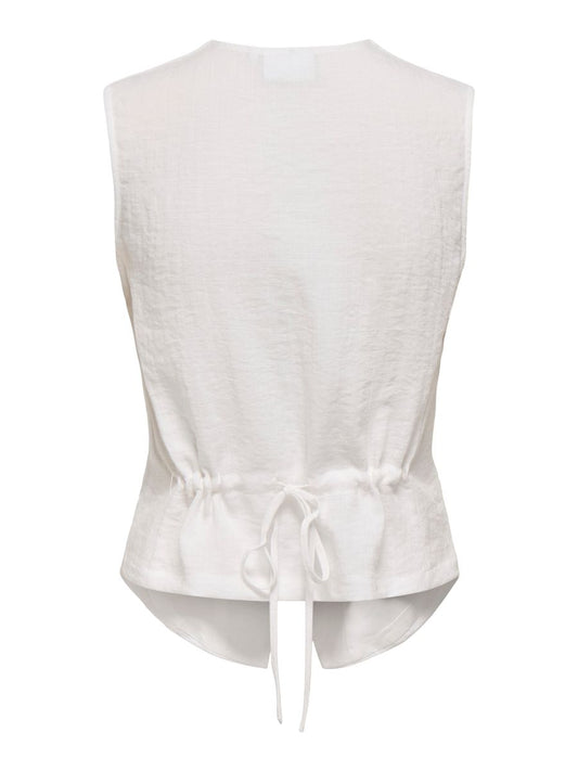 ONLITA S/L LINEN LOOK WAISTCOAT TLR