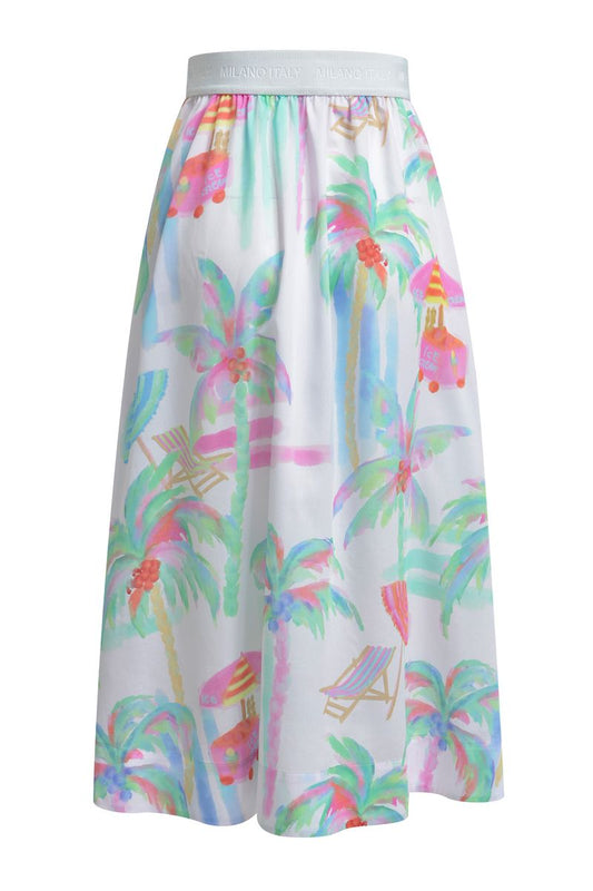 midi skirt elastic wb