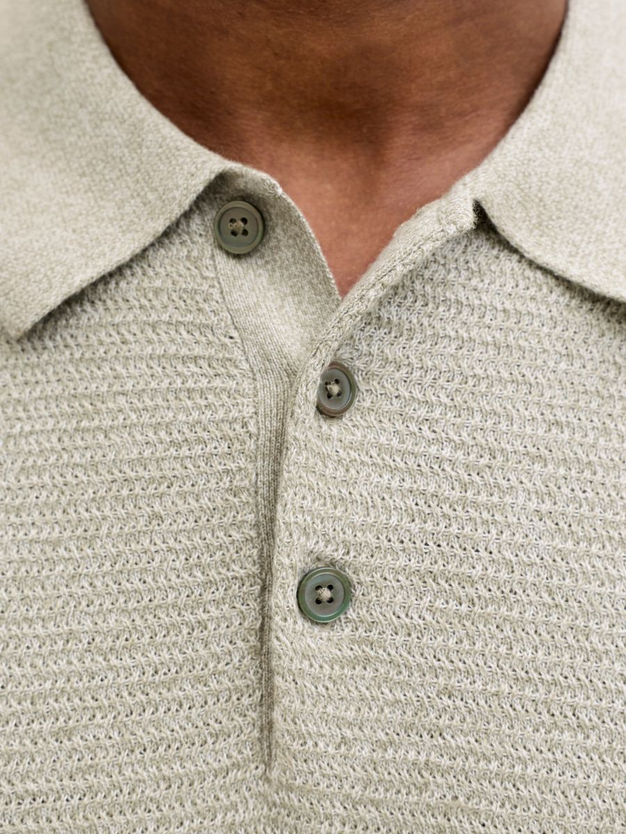 JPRBLURILEY KNIT POLO SS SN