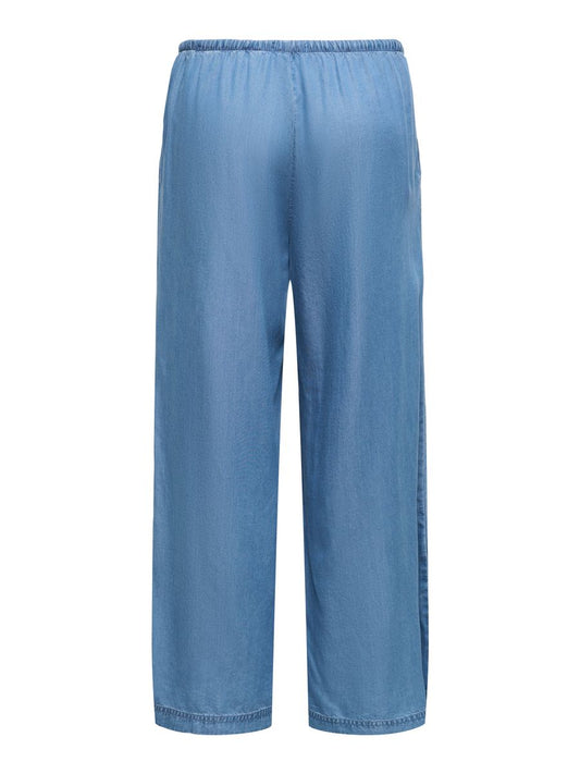 ONLCHARIS LIFE PULL UP TIE PANTS WVN CC