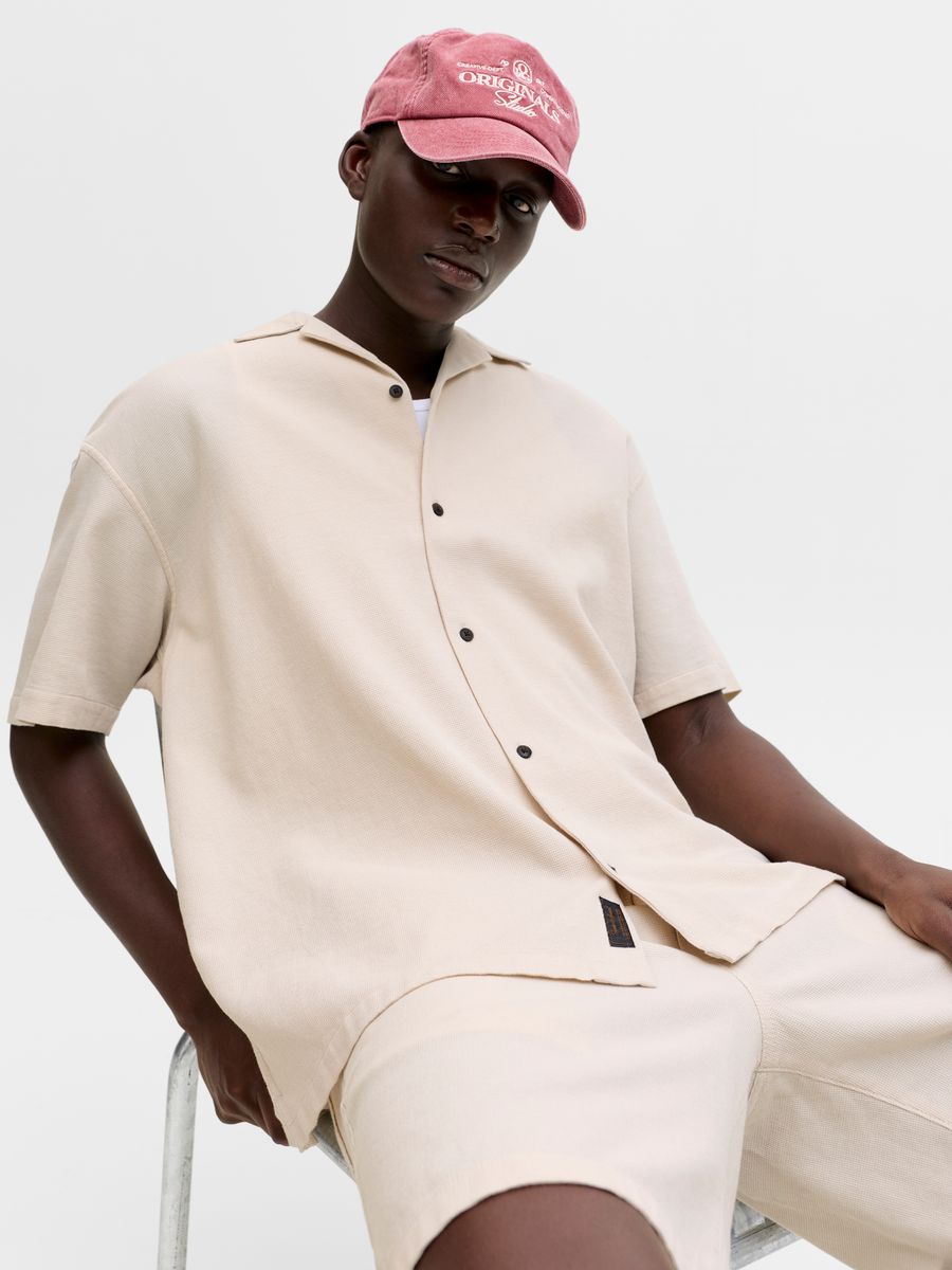 JJGLOBAL WAFFLE RESORT SHIRT SS