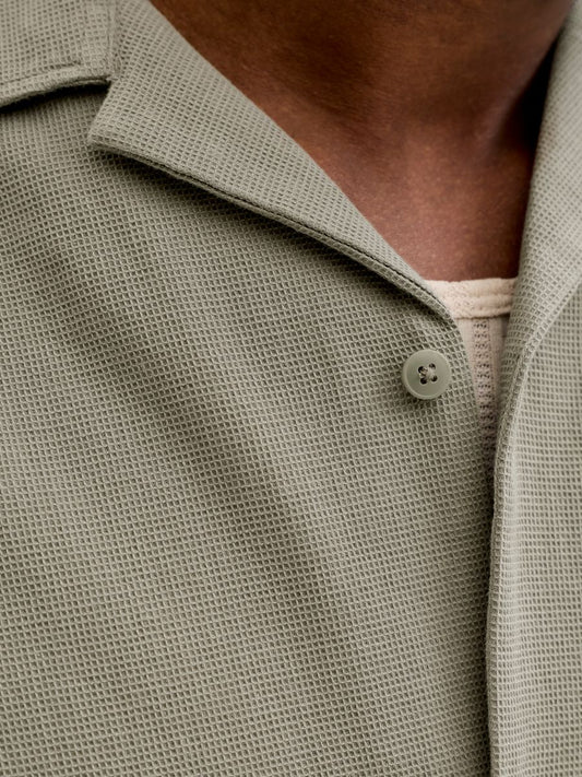 JJGLOBAL WAFFLE RESORT SHIRT SS
