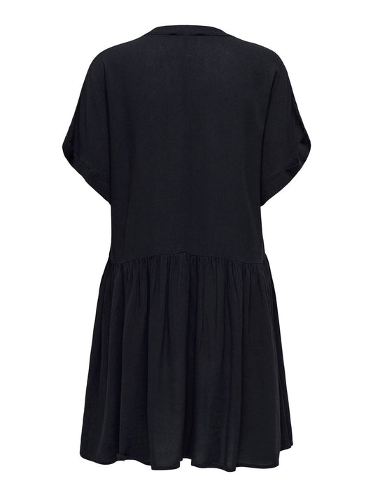ONLSAGA BRISTOL S/S BUTTON DRESS WVN