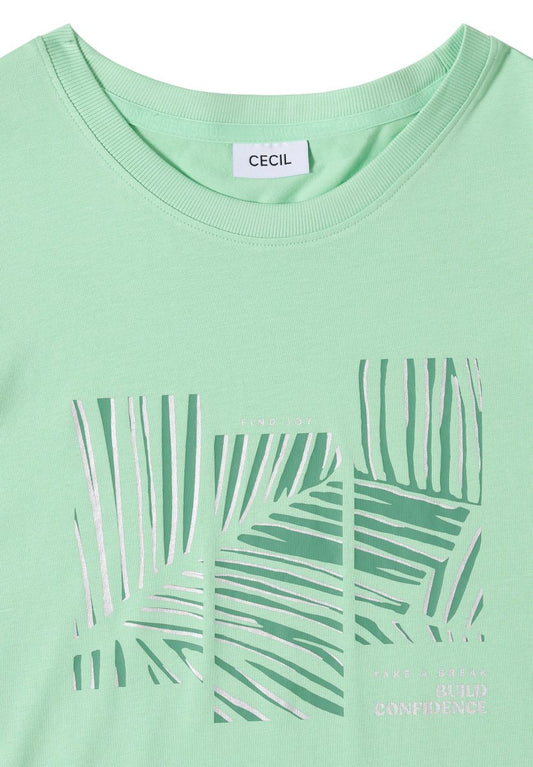T-Shirt mit Rundhals und Artwork