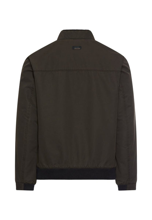 Leichte Bomberjacke mit Strickbund