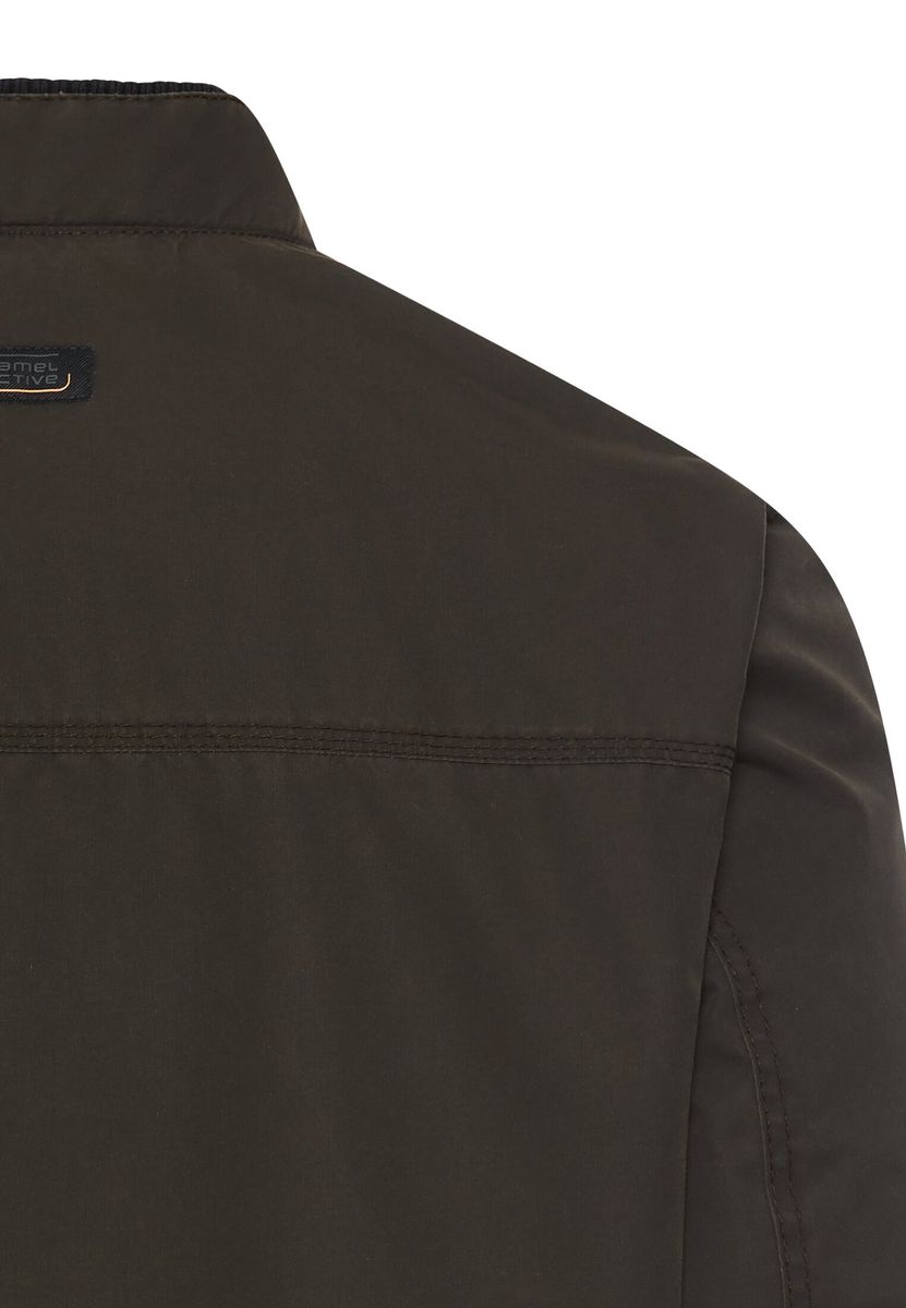 Leichte Bomberjacke mit Strickbund