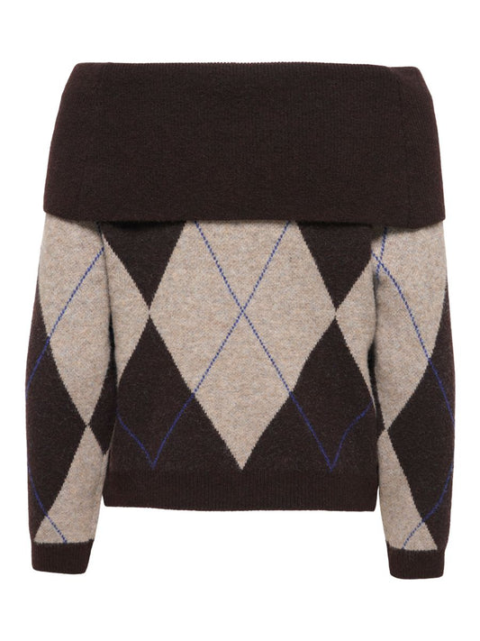ONLALIVIA LS OFF SHOULDER KNT